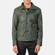 Columbus Blusão Bomber de Couro para Homem – alternate product view 1
