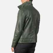 Columbus Blusão Bomber de Couro para Homem – alternate product view 5