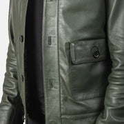 Columbus Blusão Bomber de Couro para Homem – alternate product view 6