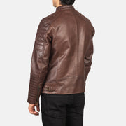 Damian Blusão Biker de Couro para Homem – alternate product view 5