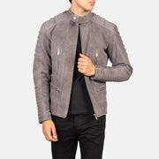 Damian Blusão Biker de Couro para Homem – alternate product view 1