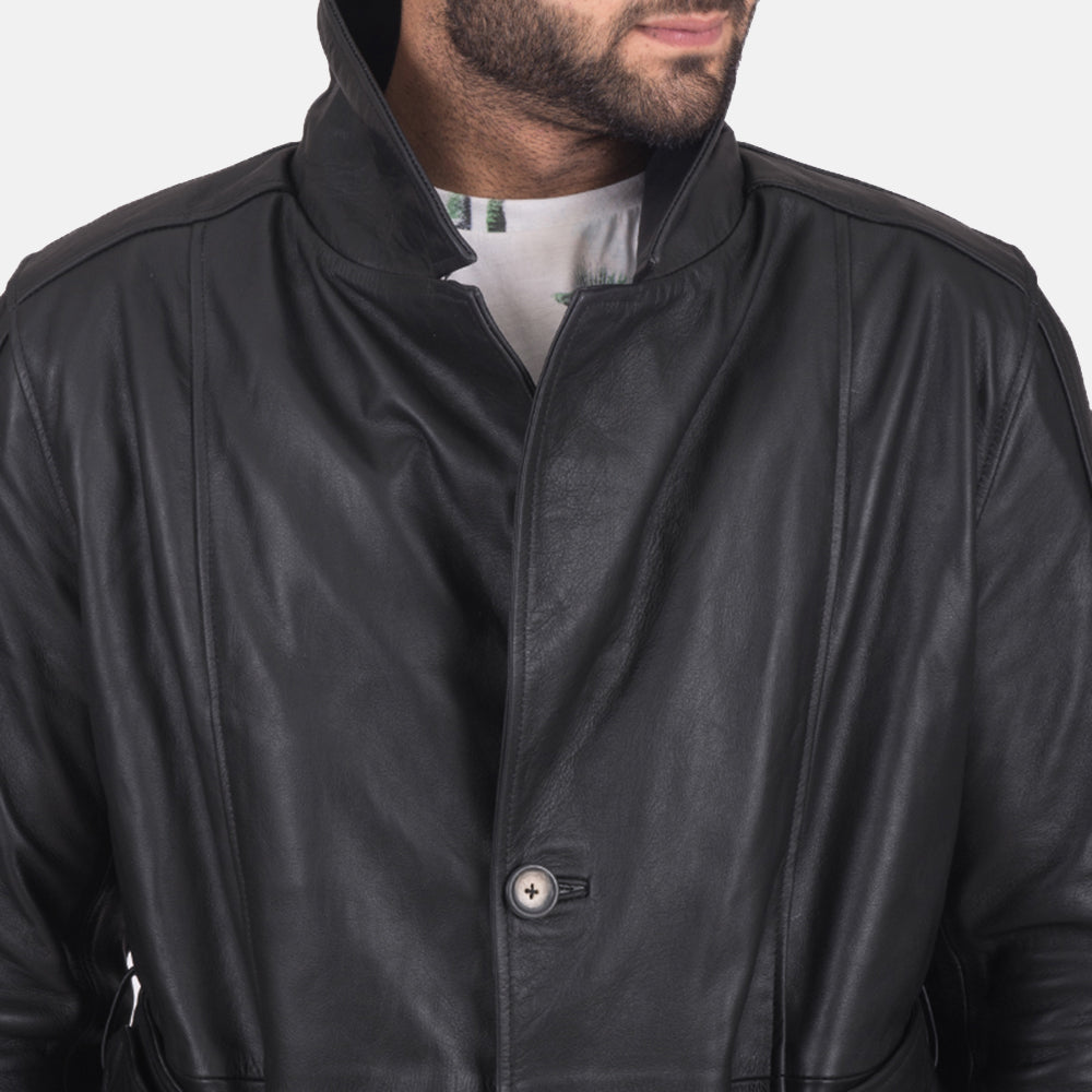 
Authentic Cowhide Leather Grain Texture & Heavy-Duty Seam Stitching Detail