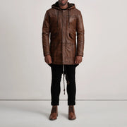 Delvin Blusão de Couro para Homem – alternate product view 3