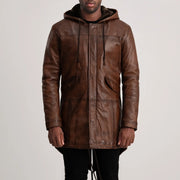Delvin Blusão de Couro para Homem – alternate product view 4