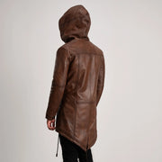 Delvin Blusão de Couro para Homem – alternate product view 5