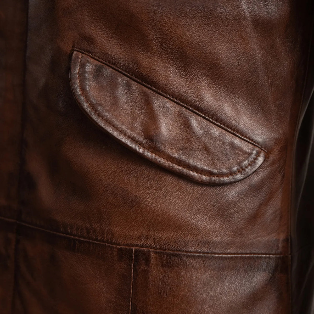 Delvin Blusão de Couro para Homem – alternate product view 6