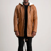 Delvin Blusão de Couro para Homem – alternate product view 1
