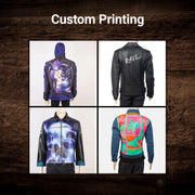 Design Your Own Blusão de Couro para Mulher – alternate product view 9