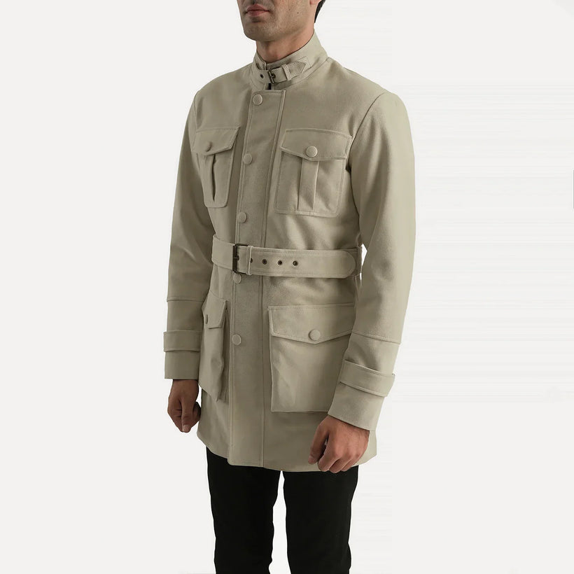 Dolf Off-White Jaqueta em Camurça para Homem