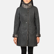 
Erica Shearling Casaco em Couro para Mulher – alternate product view 4