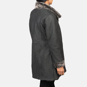 
Erica Shearling Casaco em Couro para Mulher – alternate product view 5