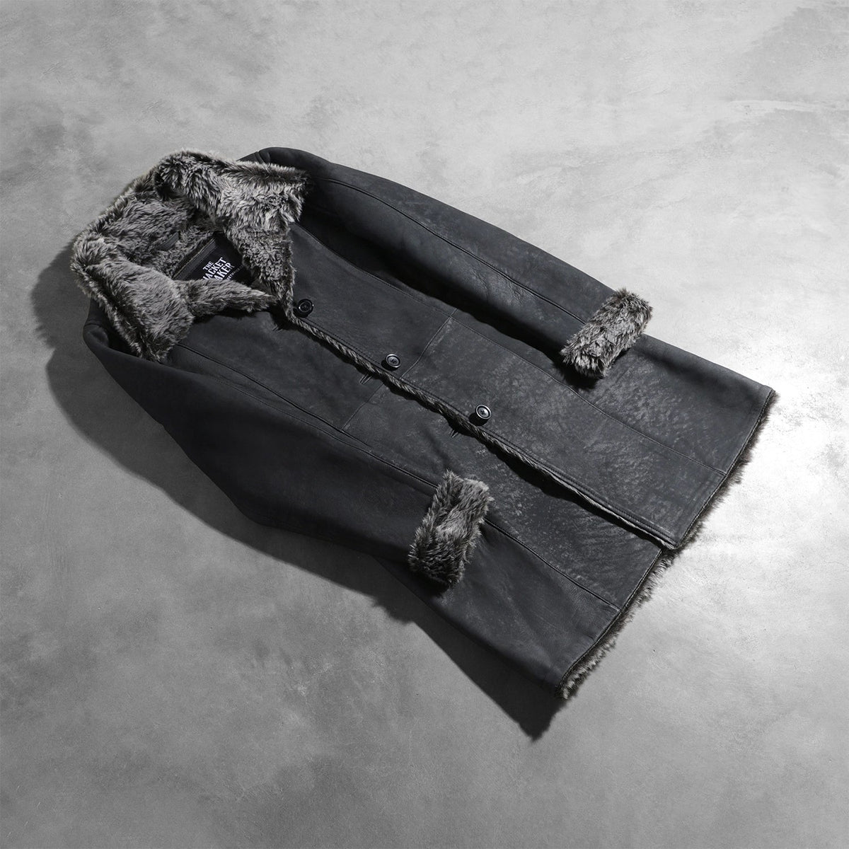 
Erica Shearling Casaco em Couro para Mulher – alternate product view 8