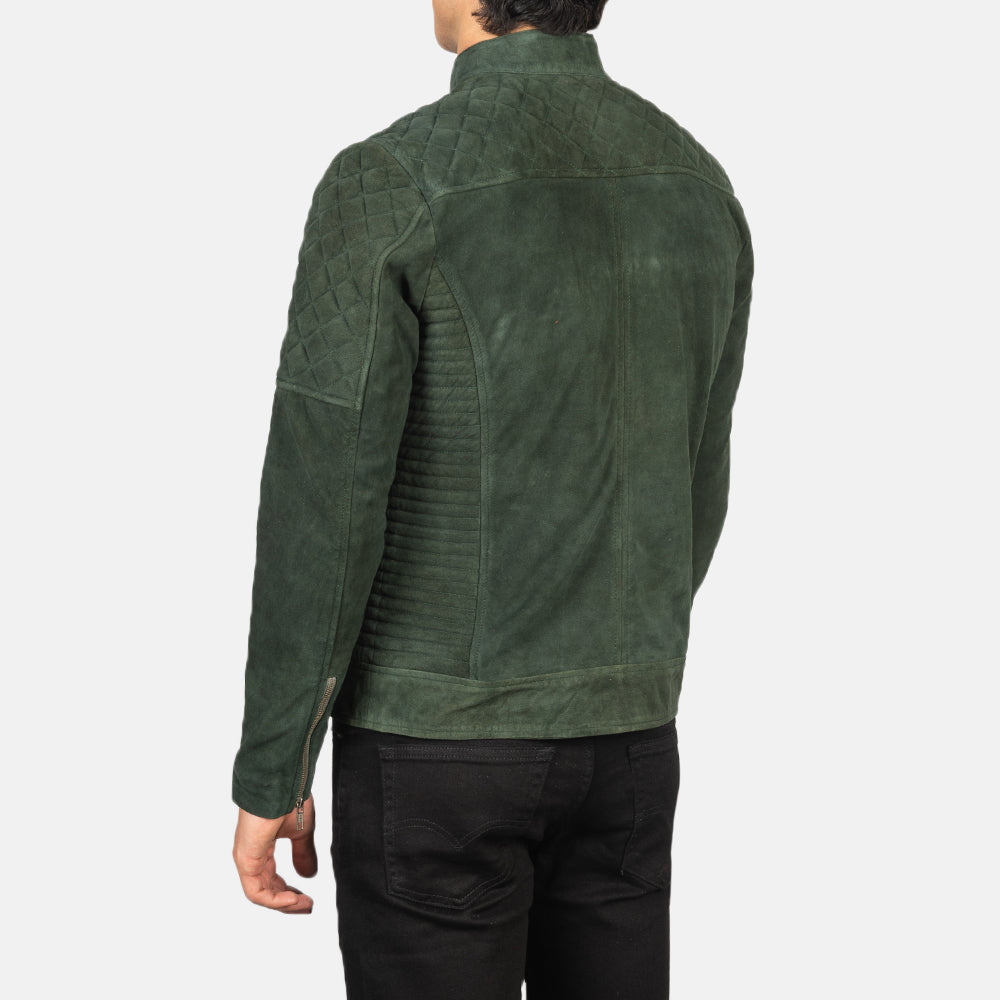 Fernando Acolchoado Blusão Biker de Couro para Homem – alternate product view 5