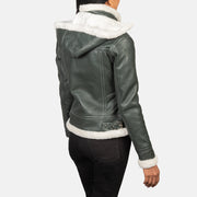 Fiona Hooded Casaco com Carneira para Mulher – alternate product view 5