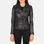 Flashback Blusão Biker de Couro para Mulher – alternate product view 1