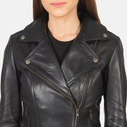 Flashback Blusão Biker de Couro para Mulher – alternate product view 4