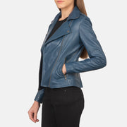 Flashback Blusão Biker de Couro para Mulher – alternate product view 4