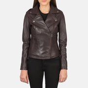 Flashback Blusão Biker de Couro para Mulher – alternate product view 1