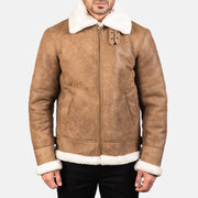 Francis B-3 Preto Blusão Bomber de Couro para Homem – alternate product view 4