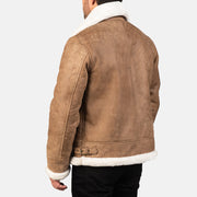 Francis B-3 Preto Blusão Bomber de Couro para Homem – alternate product view 5