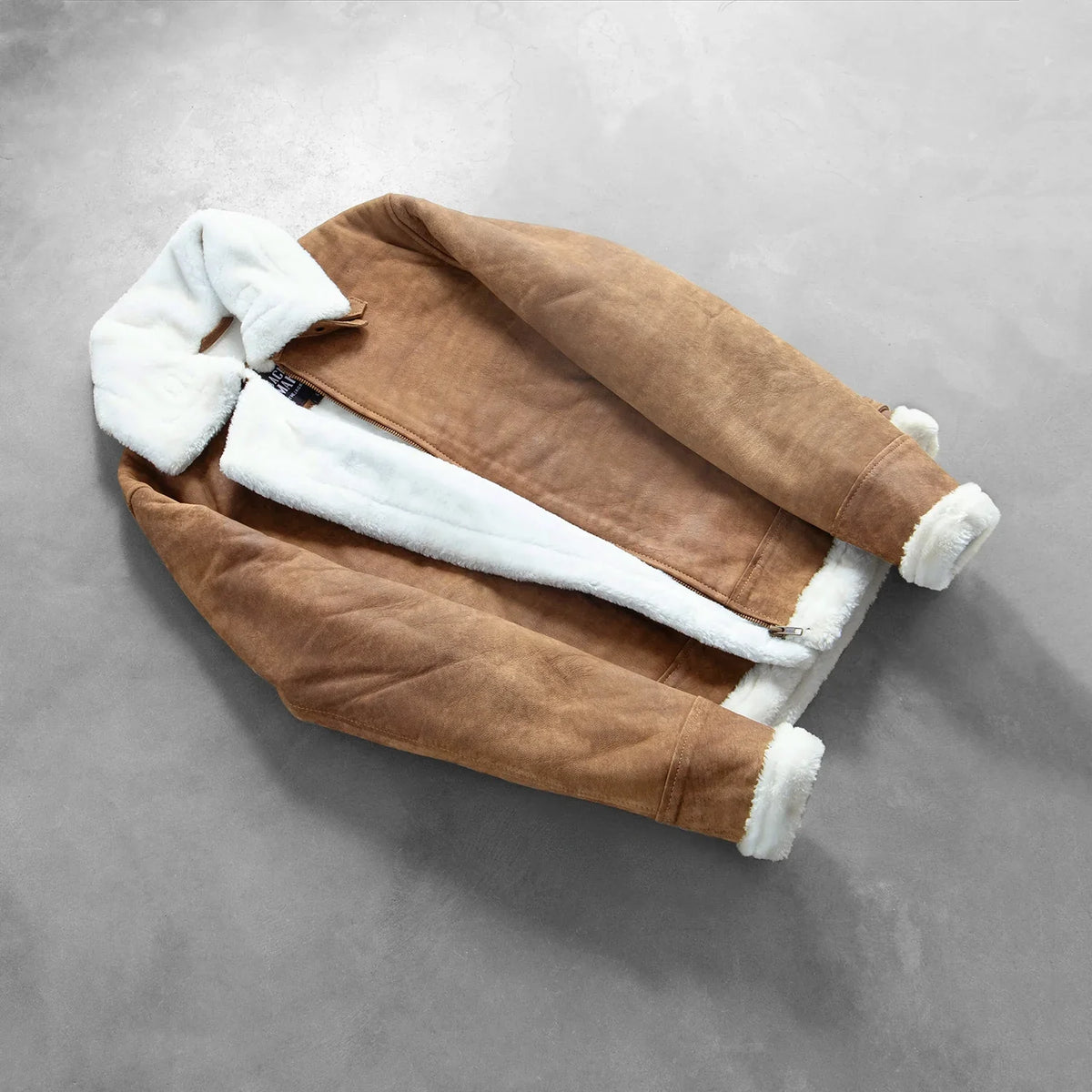 Francis B-3 Preto Blusão Bomber de Couro para Homem – alternate product view 8