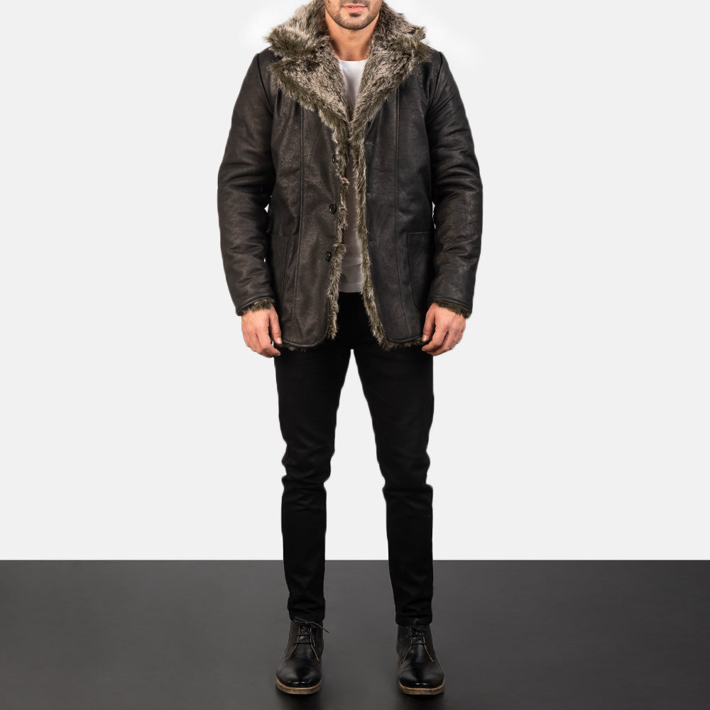 
Furlong Casaco em Couro Beige Casaco em Couro para Homem – alternate product view 3