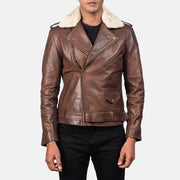 Furton Blusão Biker de Couro para Homem – alternate product view 3