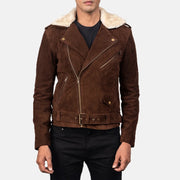 Furton Blusão Biker de Couro para Homem – alternate product view 4