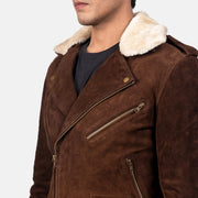 Furton Blusão Biker de Couro para Homem – alternate product view 6