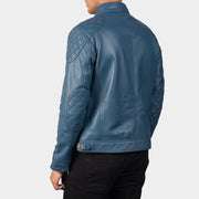 Authentic Sheepskin Leather with Semi-aniline Finish Grain Texture &amp; Heavy-Duty Seam Stitching Detail