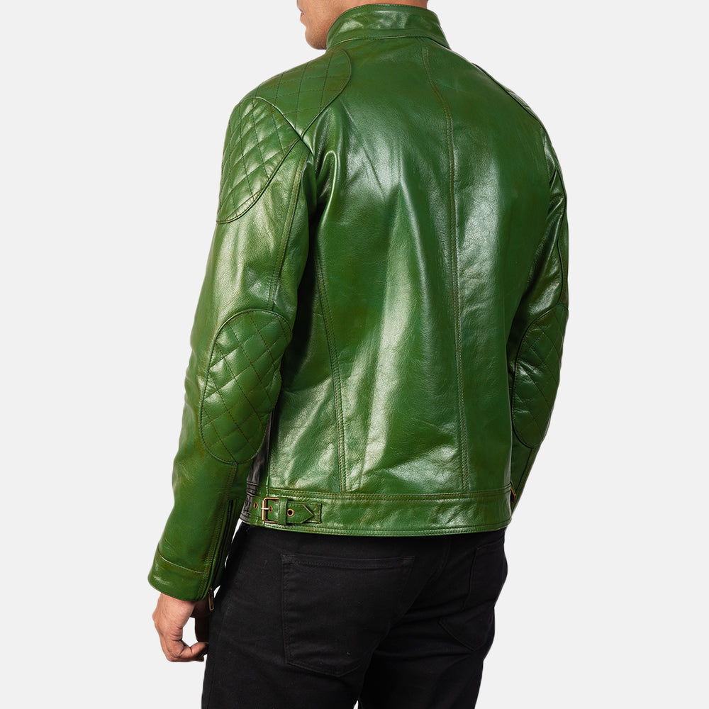 
Authentic Sheepskin Burnishing with Burnishing Finish Grain Texture & Heavy-Duty Seam Stitching Detail