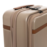 
Tailored Rib Cuffs & Hem Craftsmanship Construction Detail on Hand Luggage Suitcase Front Pocket Zuna para Mulher para Mulher