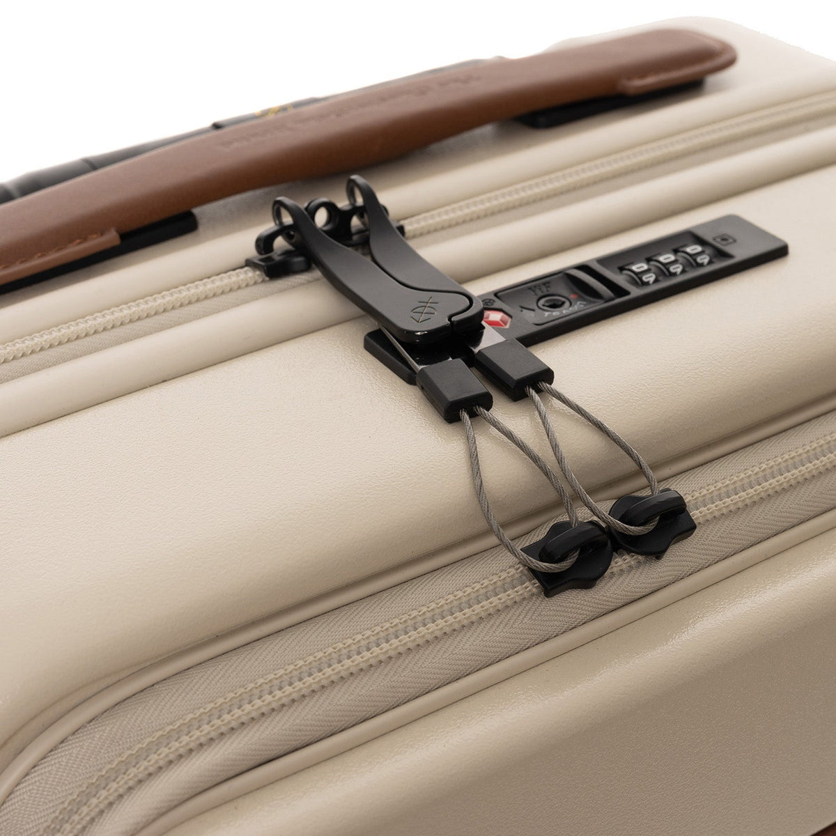 
Sandy Beach Hand Luggage Suitcase Front Pocket Zuna para Mulher para Mulher, detail view 4