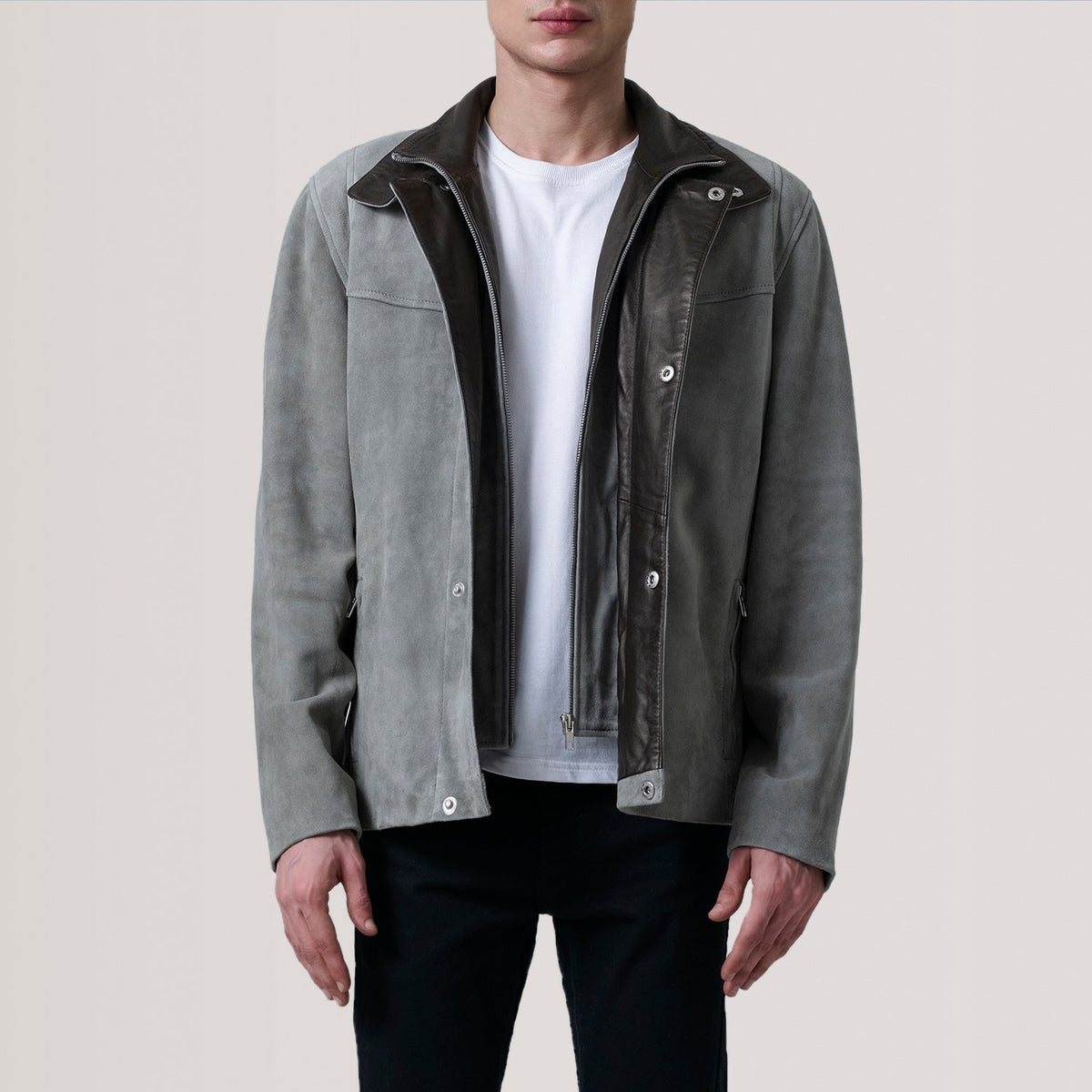 Henrik Blusão de Couro para Homem – alternate product view 1