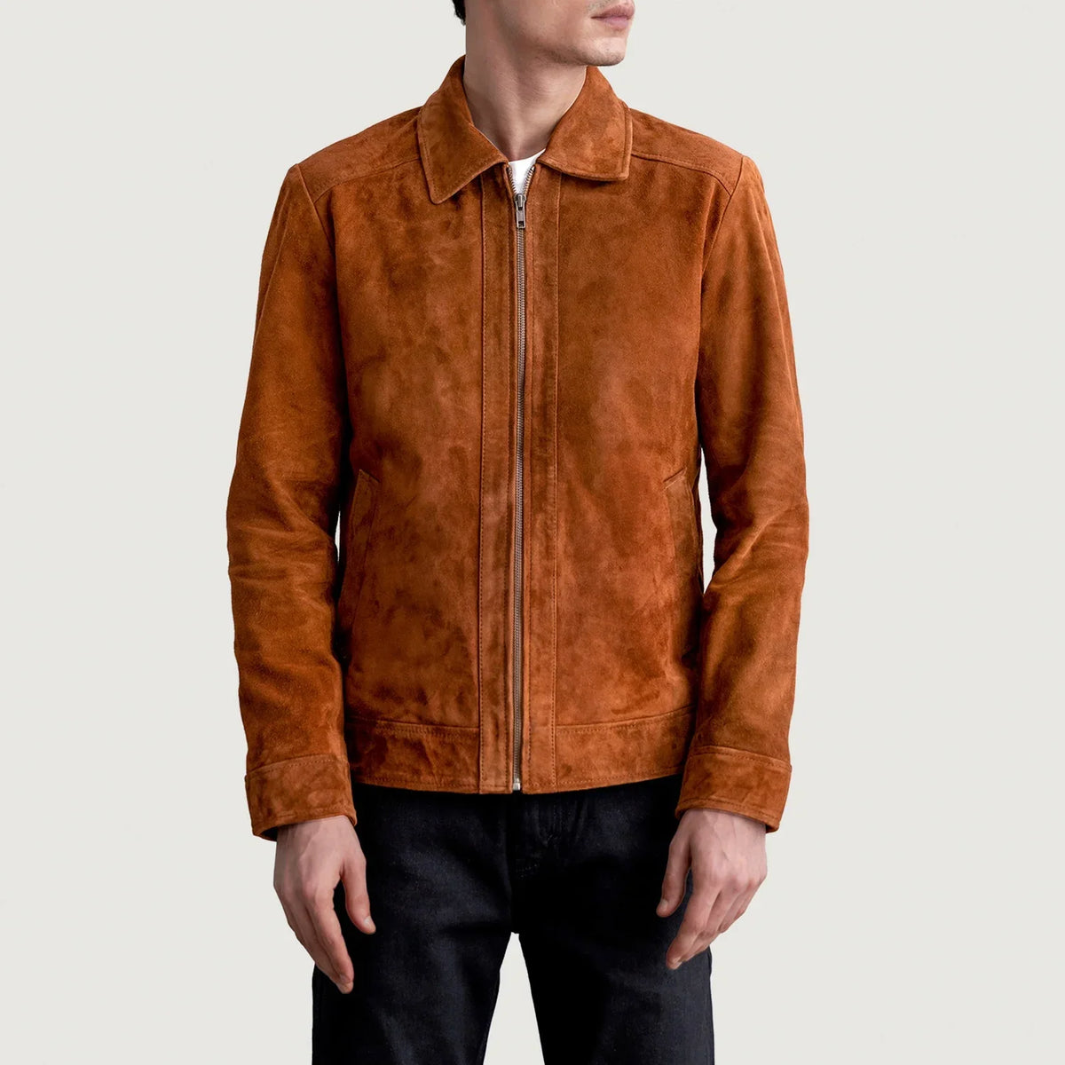 
Inferno Leather Brown Jacket – alternate product view 3
