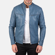 Ionic Blusão Biker de Couro para Homem – alternate product view 1