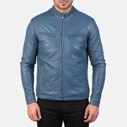Ionic Blusão Biker de Couro para Homem – alternate product view 4