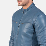 Ionic Blusão Biker de Couro para Homem – alternate product view 6