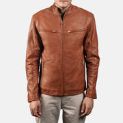 Ionic Blusão Biker de Couro para Homem – alternate product view 3
