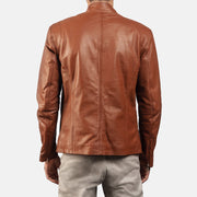 Ionic Blusão Biker de Couro para Homem – alternate product view 4
