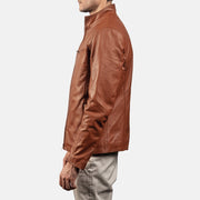 Ionic Blusão Biker de Couro para Homem – alternate product view 5