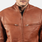 Ionic Blusão Biker de Couro para Homem – alternate product view 6