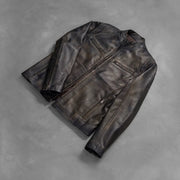 Ionic Blusão Biker de Couro para Homem – alternate product view 8