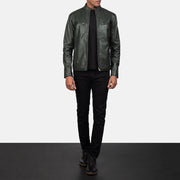Ionic Blusão Biker de Couro para Homem – alternate product view 4