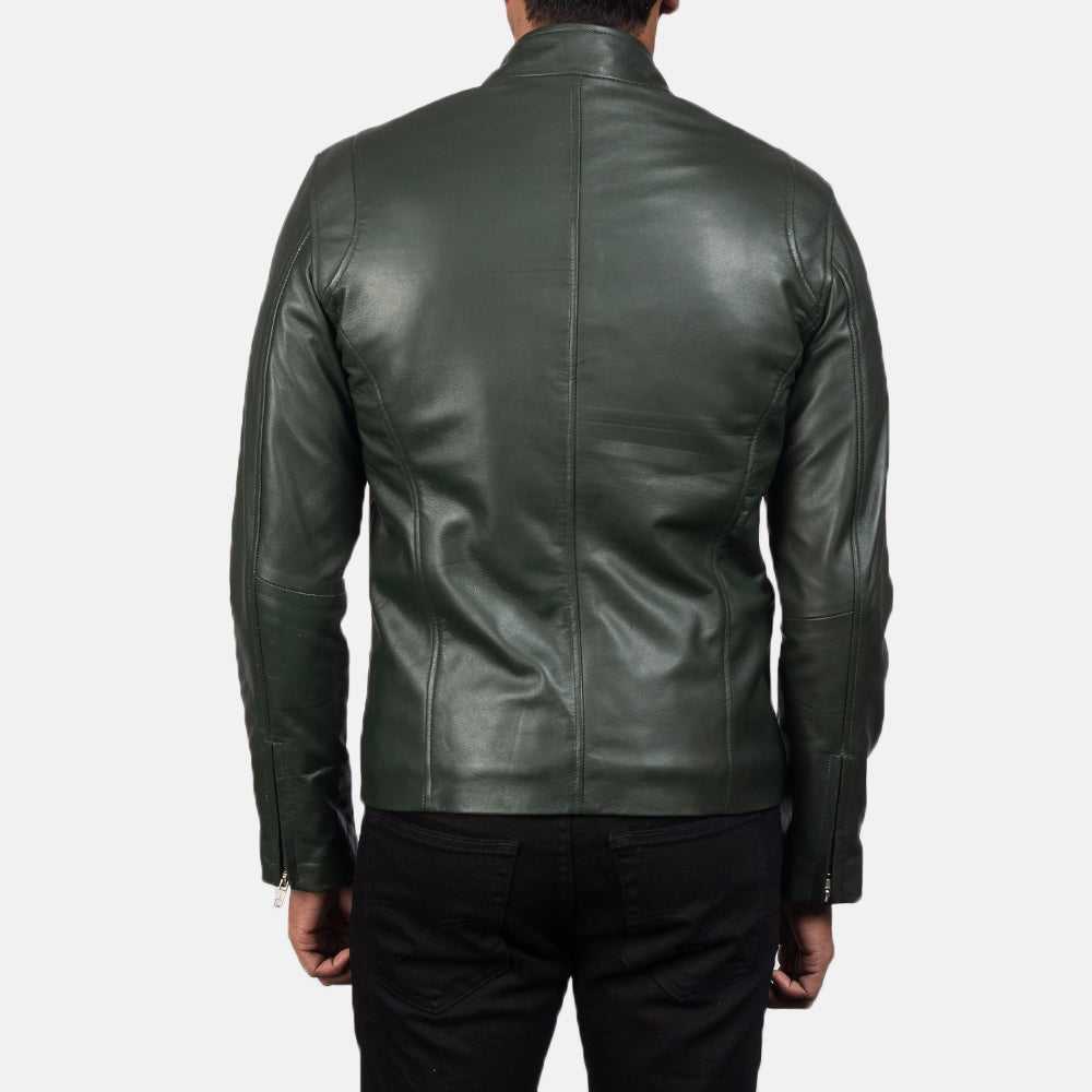 Ionic Blusão Biker de Couro para Homem – alternate product view 5