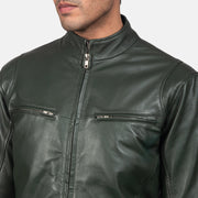 Ionic Blusão Biker de Couro para Homem – alternate product view 6