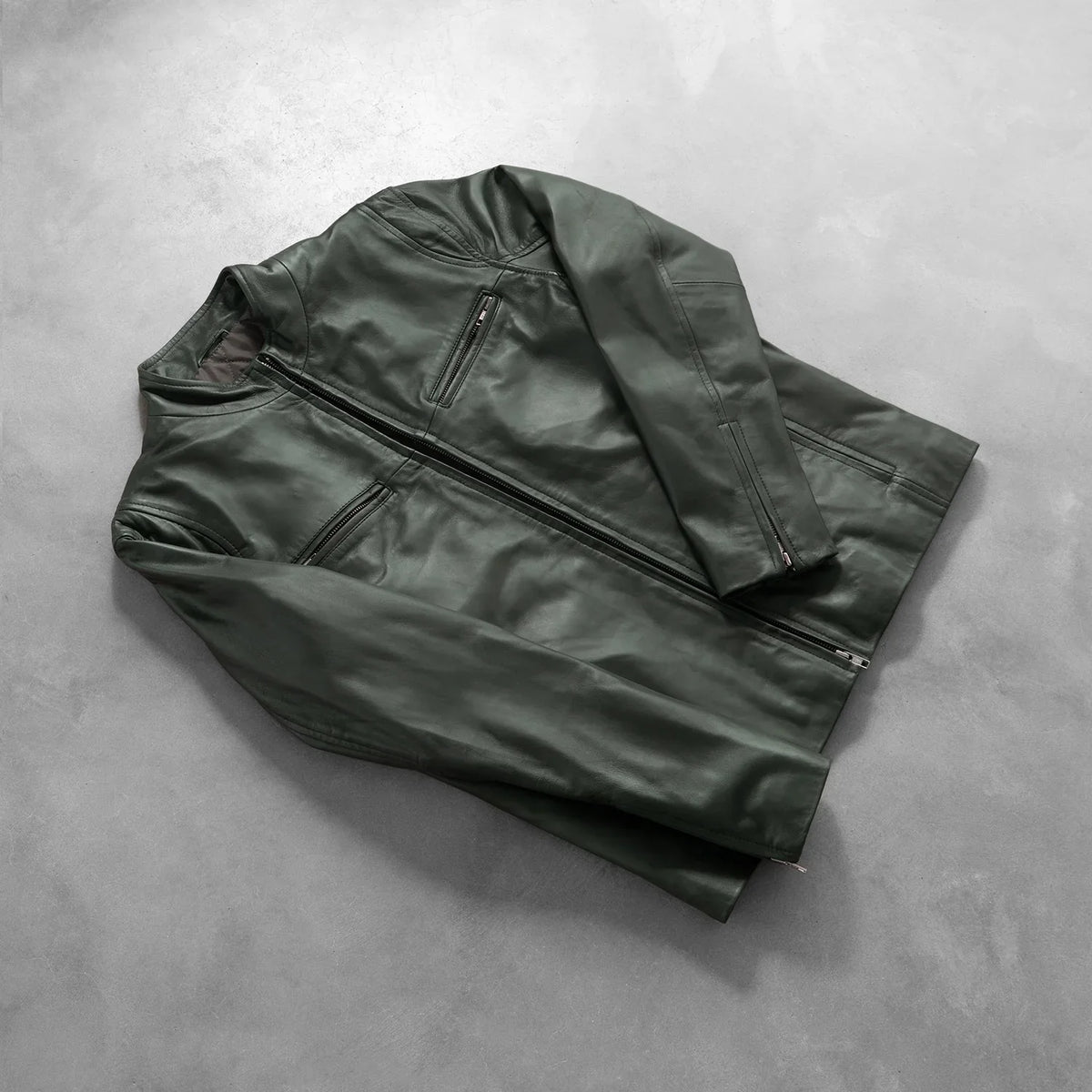 Ionic Blusão Biker de Couro para Homem – alternate product view 8