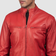 Ionic Blusão Biker de Couro para Homem – alternate product view 5