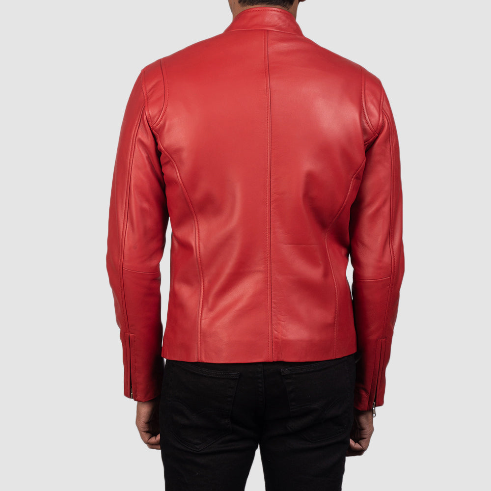 Ionic Blusão Biker de Couro para Homem – alternate product view 6