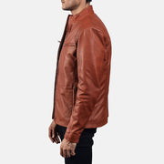Ionic Blusão Biker de Couro para Homem – alternate product view 6
